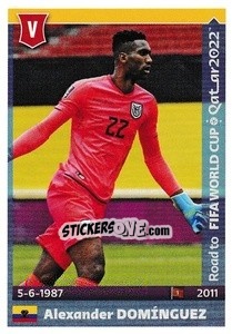 Figurina Alexander Dominguez - Road to FIFA World Cup Qatar 2022 - Panini