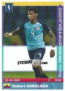 Figurina Robert Arboleda - Road to FIFA World Cup Qatar 2022 - Panini