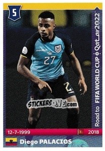 Sticker Diego Palacios - Road to FIFA World Cup Qatar 2022 - Panini