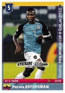 Cromo Pervis Estupinan - Road to FIFA World Cup Qatar 2022 - Panini