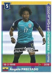 Sticker Angelo Preciado - Road to FIFA World Cup Qatar 2022 n. 170 - Panini