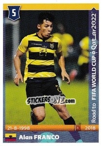 Sticker Alan Franco - Road to FIFA World Cup Qatar 2022 n. 173 - Panini