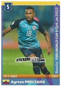 Sticker Ayrton Preciado - Road to FIFA World Cup Qatar 2022 n. 175 - Panini