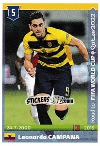 Sticker Leonardo Campana - Road to FIFA World Cup Qatar 2022 - Panini