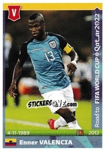 Sticker Enner Valencia - Road to FIFA World Cup Qatar 2022 n. 180 - Panini