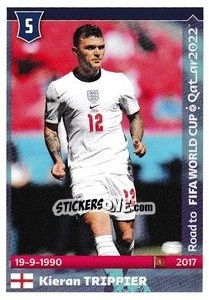 Sticker Kieran Trippier - Road to FIFA World Cup Qatar 2022 n. 184 - Panini