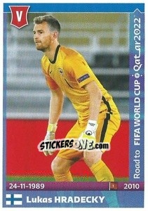 Sticker Lukas Hradecky - Road to FIFA World Cup Qatar 2022 n. 196 - Panini