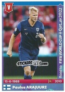 Sticker Paulus Arajuuri - Road to FIFA World Cup Qatar 2022 n. 198 - Panini