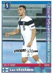 Sticker Leo Vaisanen - Road to FIFA World Cup Qatar 2022 n. 199 - Panini
