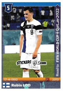Sticker Robin Lod - Road to FIFA World Cup Qatar 2022 n. 204 - Panini