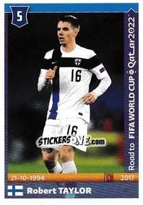Sticker Robert Taylor - Road to FIFA World Cup Qatar 2022 n. 207 - Panini