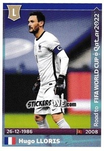 Figurina Hugo Lloris - Road to FIFA World Cup Qatar 2022 - Panini