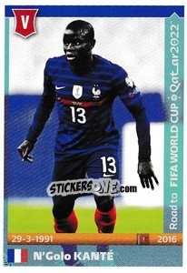 Sticker N'Golo Kante - Road to FIFA World Cup Qatar 2022 n. 217 - Panini