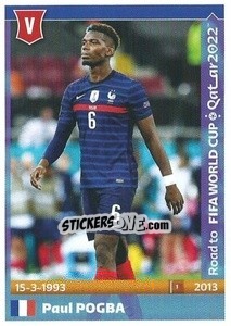 Sticker Paul Pogba - Road to FIFA World Cup Qatar 2022 - Panini