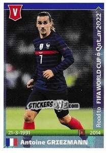 Sticker Antoine Griezmann - Road to FIFA World Cup Qatar 2022 n. 224 - Panini