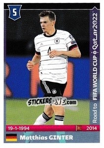 Sticker Matthias Ginter - Road to FIFA World Cup Qatar 2022 n. 228 - Panini