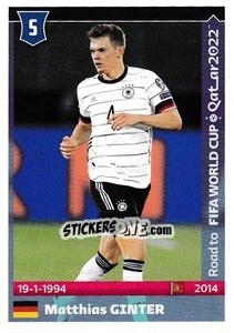 Figurina Matthias Ginter - Road to FIFA World Cup Qatar 2022 - Panini