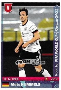 Sticker Mats Hummels - Road to FIFA World Cup Qatar 2022 n. 230 - Panini