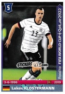 Sticker Lukas Klostermann - Road to FIFA World Cup Qatar 2022 n. 231 - Panini