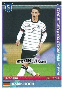 Sticker Robin Koch - Road to FIFA World Cup Qatar 2022 - Panini