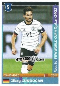 Sticker Ilkay Gundogan - Road to FIFA World Cup Qatar 2022 n. 235 - Panini