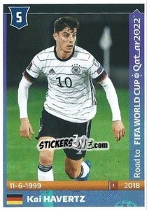 Sticker Kai Havertz - Road to FIFA World Cup Qatar 2022 n. 236 - Panini