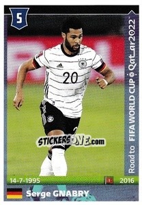 Sticker Serge Gnabry - Road to FIFA World Cup Qatar 2022 n. 239 - Panini