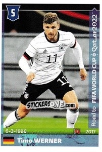 Sticker Timo Werner - Road to FIFA World Cup Qatar 2022 n. 240 - Panini