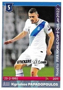 Sticker Kyriakos Papadopoulos - Road to FIFA World Cup Qatar 2022 n. 244 - Panini