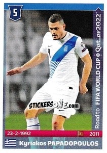 Cromo Kyriakos Papadopoulos - Road to FIFA World Cup Qatar 2022 - Panini