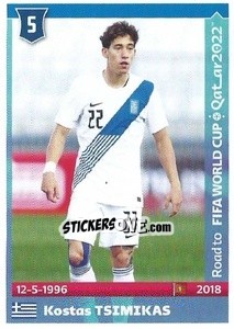 Cromo Kostas Tsimikas - Road to FIFA World Cup Qatar 2022 - Panini