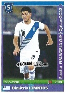 Sticker Dimitris Limnios - Road to FIFA World Cup Qatar 2022 n. 254 - Panini