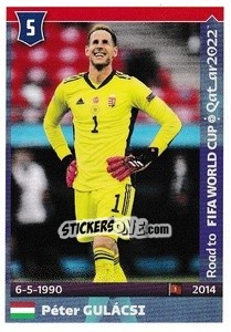 Sticker Peter Gulacsi - Road to FIFA World Cup Qatar 2022 - Panini