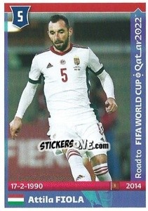 Sticker Attila Fiola - Road to FIFA World Cup Qatar 2022 - Panini