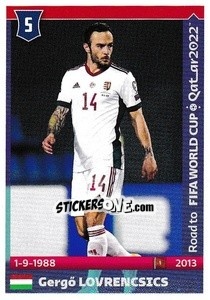 Sticker Gergo Lovrencsics - Road to FIFA World Cup Qatar 2022 - Panini