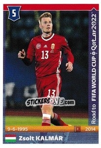 Sticker Zsolt Kalmar - Road to FIFA World Cup Qatar 2022 n. 263 - Panini