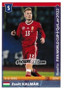 Cromo Zsolt Kalmar - Road to FIFA World Cup Qatar 2022 - Panini