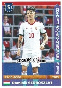 Sticker Dominik Szoboszlai - Road to FIFA World Cup Qatar 2022 - Panini