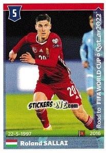 Sticker Roland Sallai - Road to FIFA World Cup Qatar 2022 - Panini