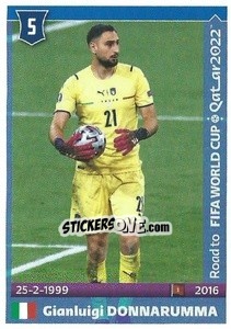 Sticker Gianluigi Donnarumma - Road to FIFA World Cup Qatar 2022 n. 271 - Panini