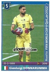 Cromo Gianluigi Donnarumma - Road to FIFA World Cup Qatar 2022 - Panini