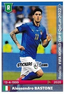 Figurina Alessandro Bastoni - Road to FIFA World Cup Qatar 2022 - Panini