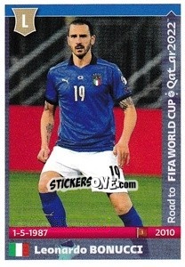 Sticker Leonardo Bonucci - Road to FIFA World Cup Qatar 2022 - Panini