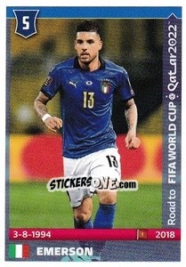 Cromo Emerson Palmieri - Road to FIFA World Cup Qatar 2022 - Panini