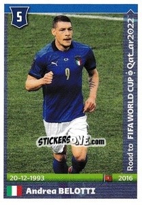 Sticker Andrea Belotti - Road to FIFA World Cup Qatar 2022 - Panini