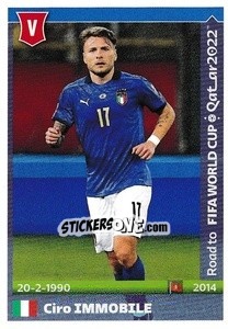Sticker Ciro Immobile - Road to FIFA World Cup Qatar 2022 n. 284 - Panini