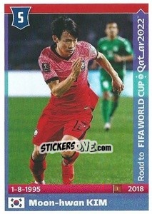 Figurina Moon-hwan Kim - Road to FIFA World Cup Qatar 2022 n. 288 - Panini