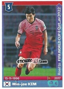 Sticker Min-jae Kim - Road to FIFA World Cup Qatar 2022 n. 289 - Panini