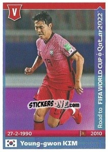 Sticker Young-gwon Kim - Road to FIFA World Cup Qatar 2022 - Panini