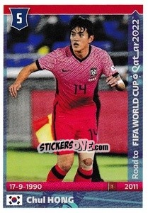 Sticker Chul Hong - Road to FIFA World Cup Qatar 2022 n. 291 - Panini